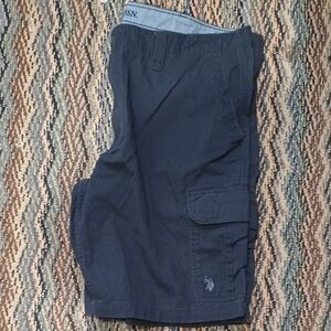 Men's Navy Cargo Shorts